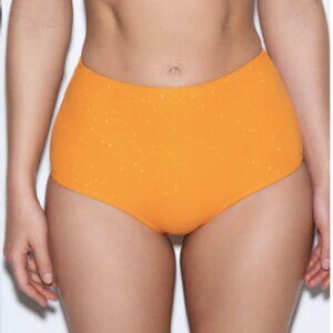 RAD Polewear Eve Mandarin Glitter Shorts NWOT